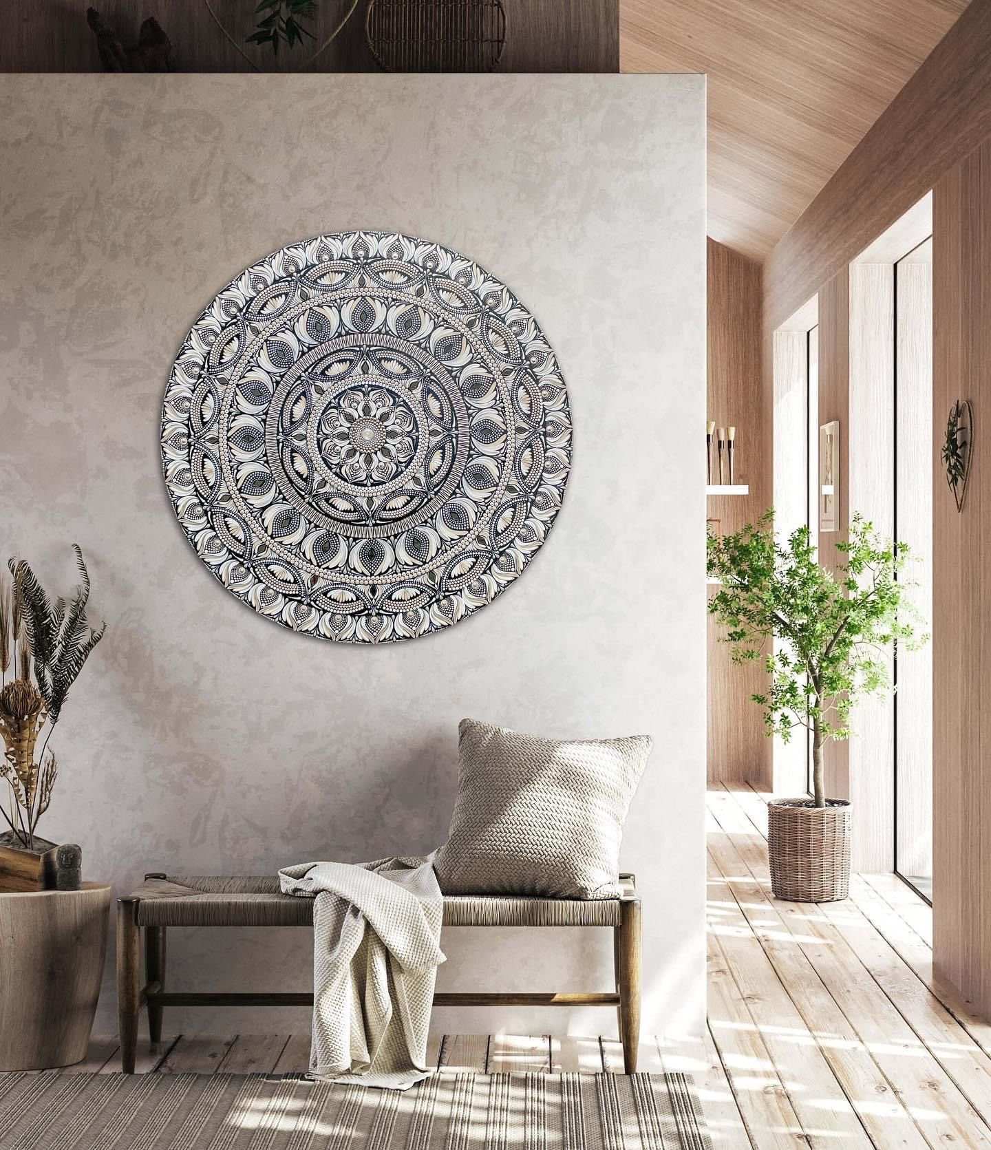 Wooden Mandala Wall Decor