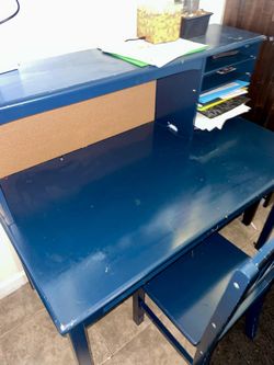 *Pickup Only* Blue Kids Desk