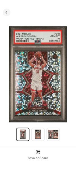 PSA 10 alperen Sengun rookie card