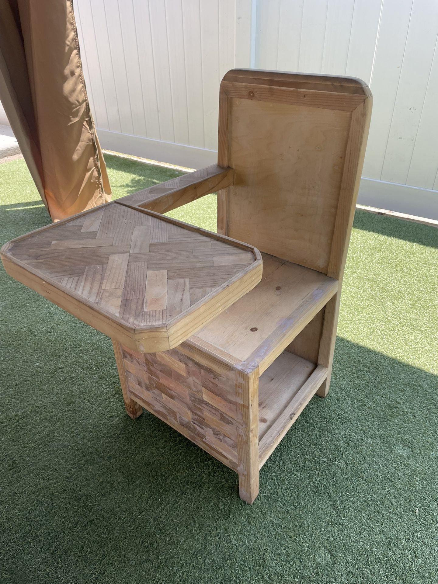 Craftsman wooden Desk.