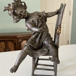 Vintage Bronze Figurine statue 