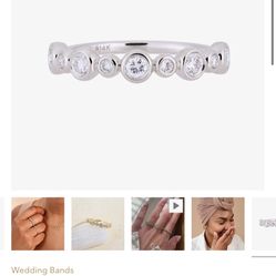 Valerie Madison Solstice White Gold Diamond Wedding Band