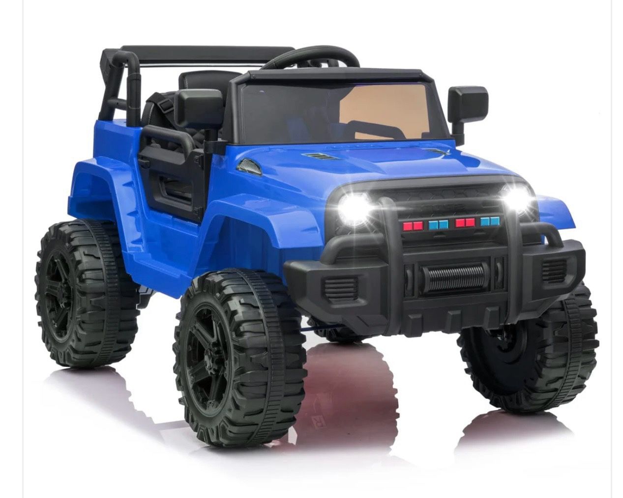 Blue Color 12V Kids Electric Ride On Truck 2 Speed W/Parent Remote black color available VALUE BOX 12V Electric Ride-On Truck Premious Quality & Saf