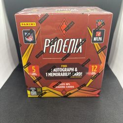 2025 Panini Phoenix Football Hobby Box – Factory Sealed