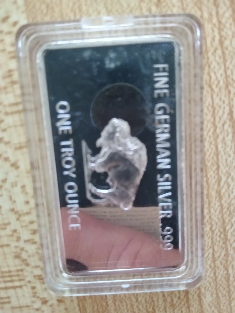 One Troy Out Silver Bars$27 Each