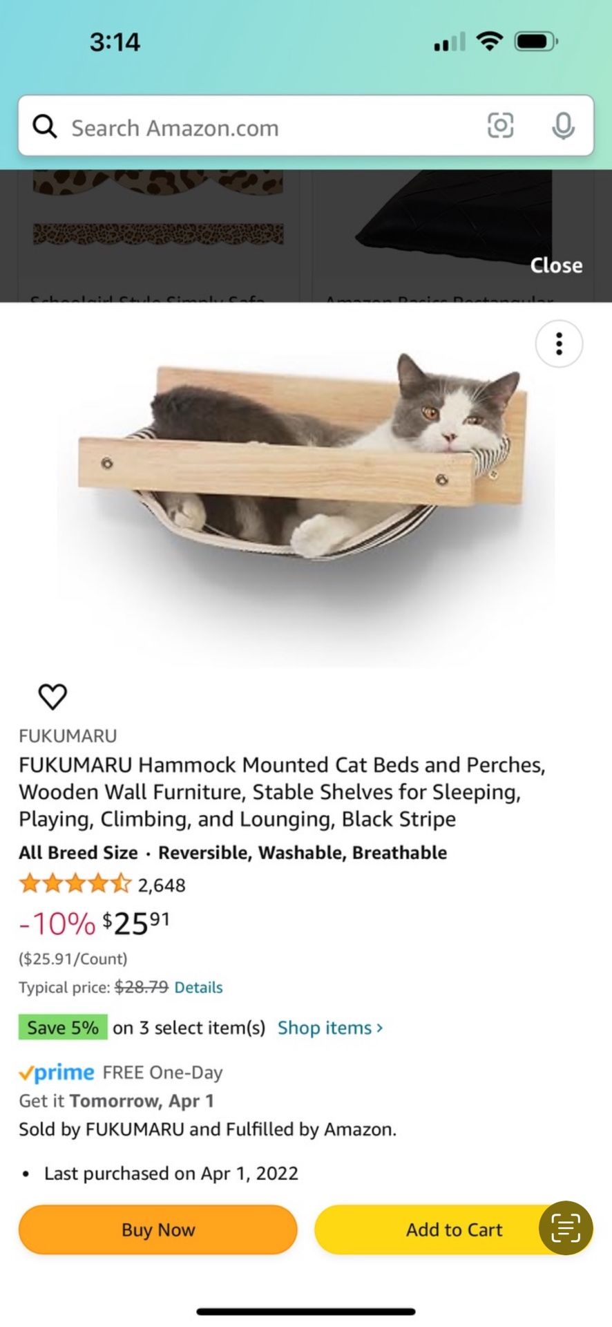 4 Piece Cat Wall Tree/climber