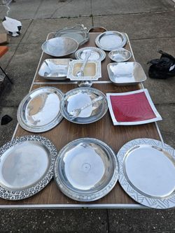 12 expensive metal platters
