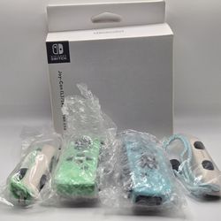 Animal Crossing Nintendo Switch Joy Cons Pair L&R OEM With Straps New