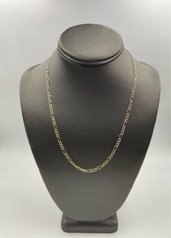 10KT YELLOW GOLD 19” DIAMOND CUT CURB LINK 6.2GR
