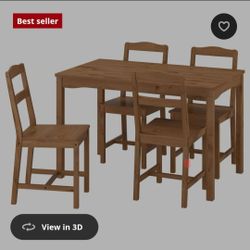 HÄGERNÄS
Table and 4 chairs