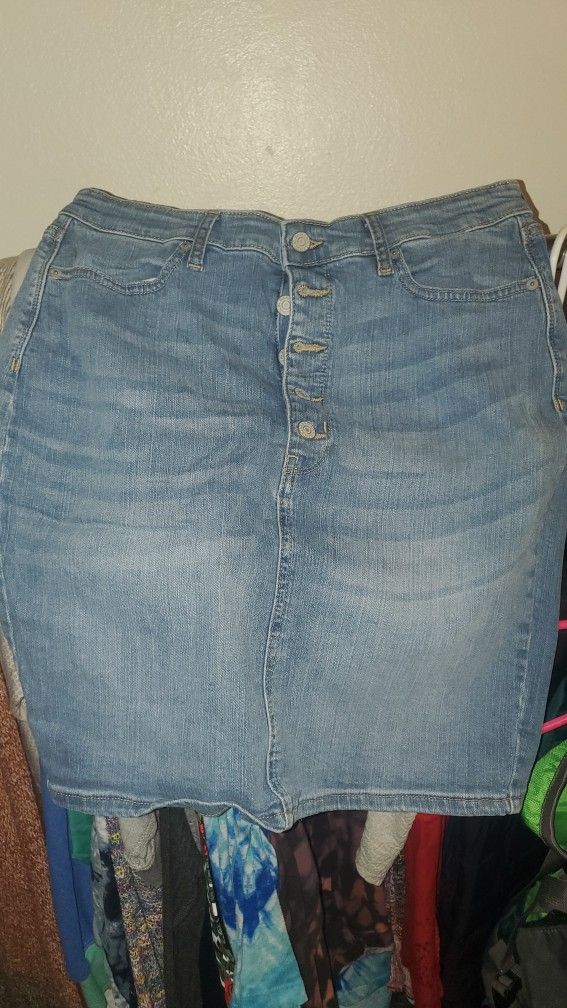 Banana Republic Jean Skirt Sixe 10