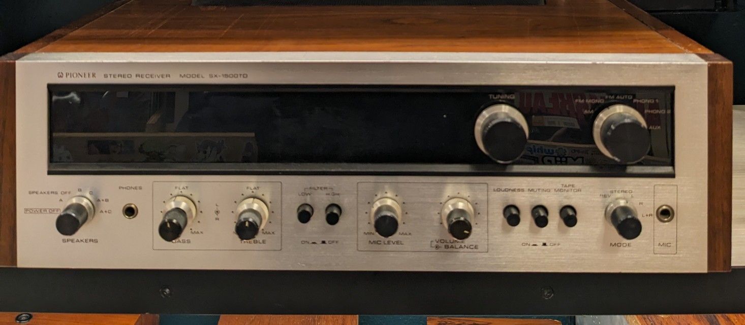 Pioneer Stereo Receiver Model sx-1500TD