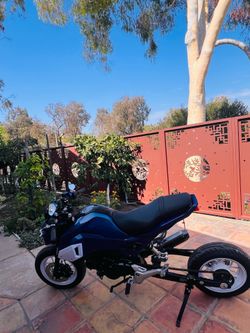 Blue Motorcycle