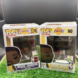 Lakers Legends Funko Pops 