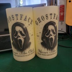 Ghost Face Candles