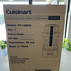 Cuisinart Elite Collection 2.0 12-Cup Food Processor (FP-12BCN) – NEW