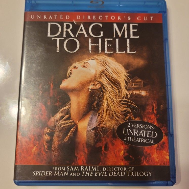 $5 BLU RAY MOVIE. DRAG ME TO HELL. BLU RAY ONLY. NO DIGITAL. $5 OR TRADE FOR A MOVIE TITLE I DO NOT ALREADY OWN.
