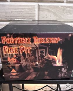 NEW Halloween Portable Tabletop Fire Pit – Bio-Ethanol, Indoor/Outdoor