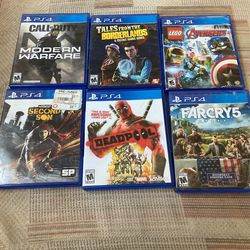 PS4 Games (check description)