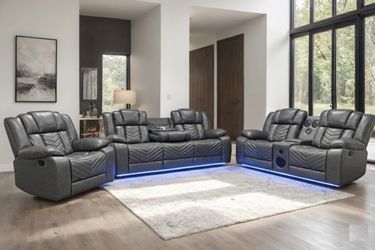 Reclining Grey Bluetooth Luz Led 🌹🌺🚛🥳🔥😎🌺📍🤓