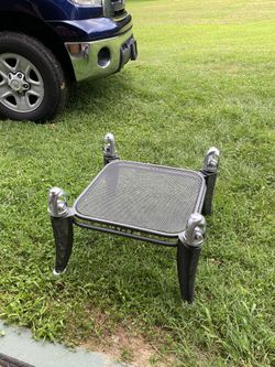 COFFEE TABLE . 18” Hi. With Bevel GLASS TOP  31”