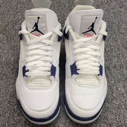 Jordan 4 Retro Midnight Navy White Size 9 DH6927-140