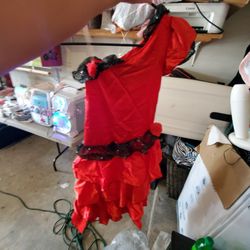New Red Princess Dress
