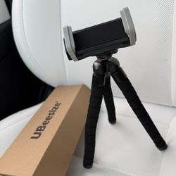 Ubeesize Phone Tripod, Portable and Flexible Tripods with Wireless Remote and Clip, Cell Phone Tripode Stand for Video Recording 