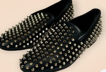 Saak’s Fifth Avenue Gold Studded Shoe - Unisex 
