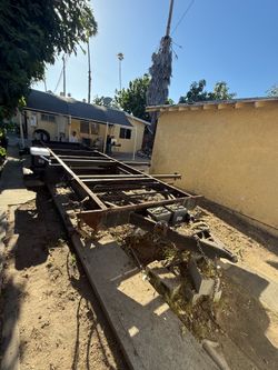 Metal frame trailer