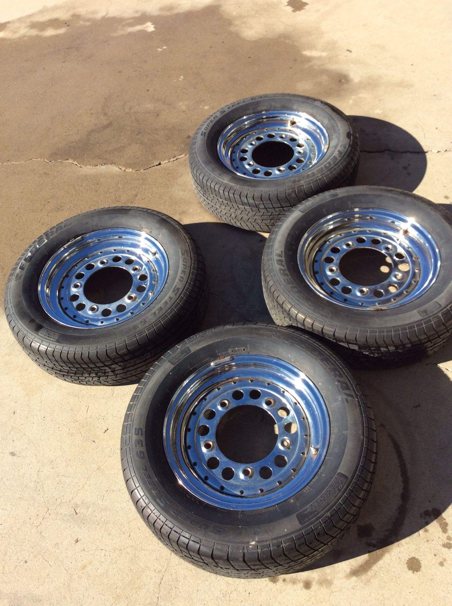VW Wide 5x205 Wheel/tire Set. Cal master
