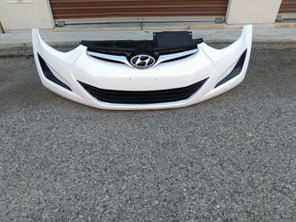 2013-2017 Hyundai Accent Complete Front Bumper With All The Accessories Oem.