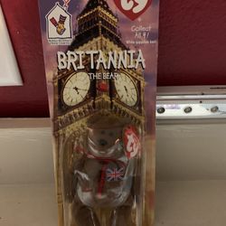 Vintage Britannia Bear Beanie Baby McDonald’s