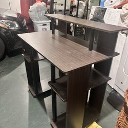 2-Tier Small Computer Desk Study Desk 