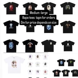 Bape Tees