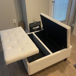 Ottoman with storage *price is negotiable*