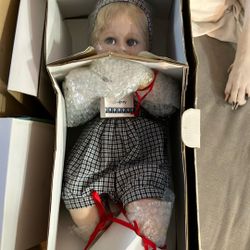 Hamilton Collection “andrew” Porcelain Doll