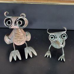 Unique Copper Owls 