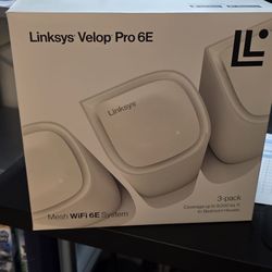 Linksys Velop Pro 6E Tri-band  (3 Router) Super Strong Signal