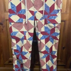 Urban Outfitters BDG Mens Multicolor Patterned Geo Print Corduroy Cargo Pants 32