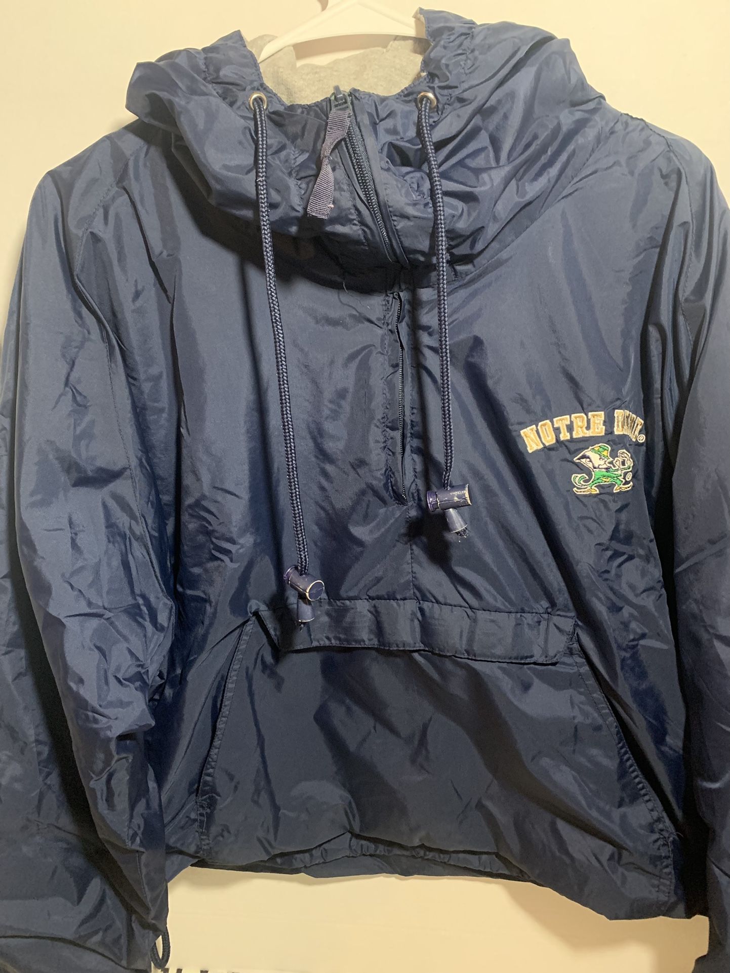 Authentic Steve And Barry’s Notre Dame Half Zip Hoodie