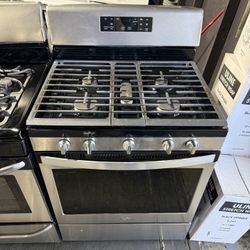 whirlpool stainless steel 5 burner range stove 