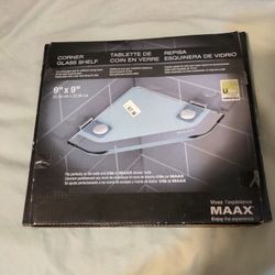 Bathroom Glass Corner Shelf