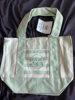 Trader Joe’s striped mini tote