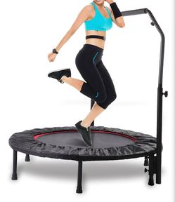 Exercise rebounding trampoline
