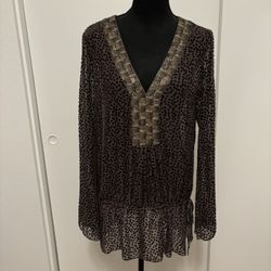 Brown Long Sleeve Tunic