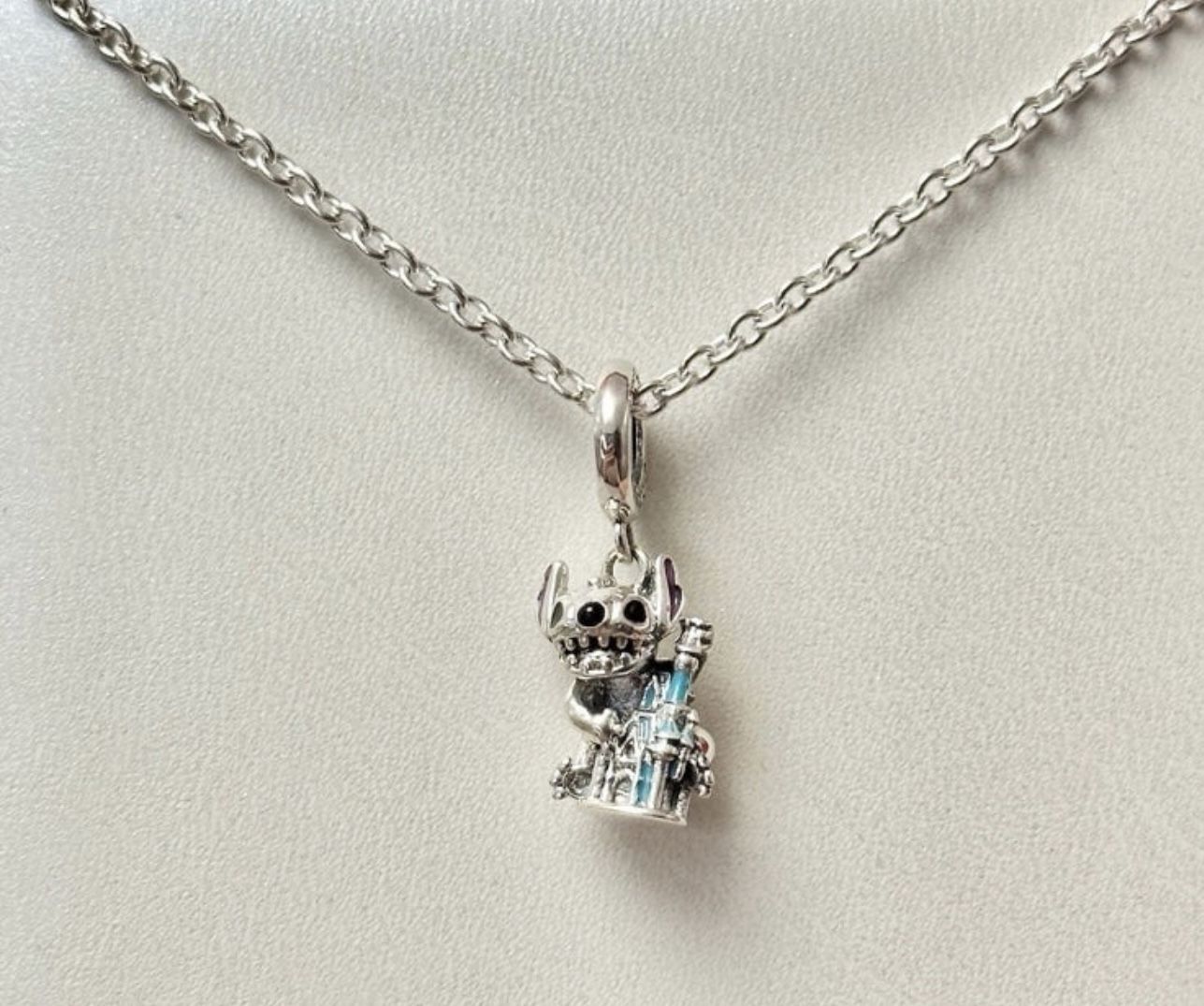 Pandora Disney Parks Stitch Fantasyland Castle S925 charm