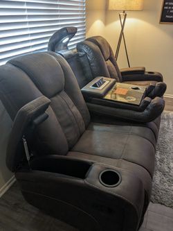 Jamestown Expresso Reclining Sofa And Loveseat for Sale in Los Angeles CA OfferUp