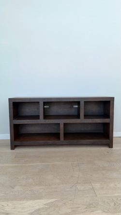 Dark Wood TV Stand / Media Console – Great Condition