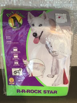 Dog Costume Outfits for Large Dog Rock Star & Clown Halloween